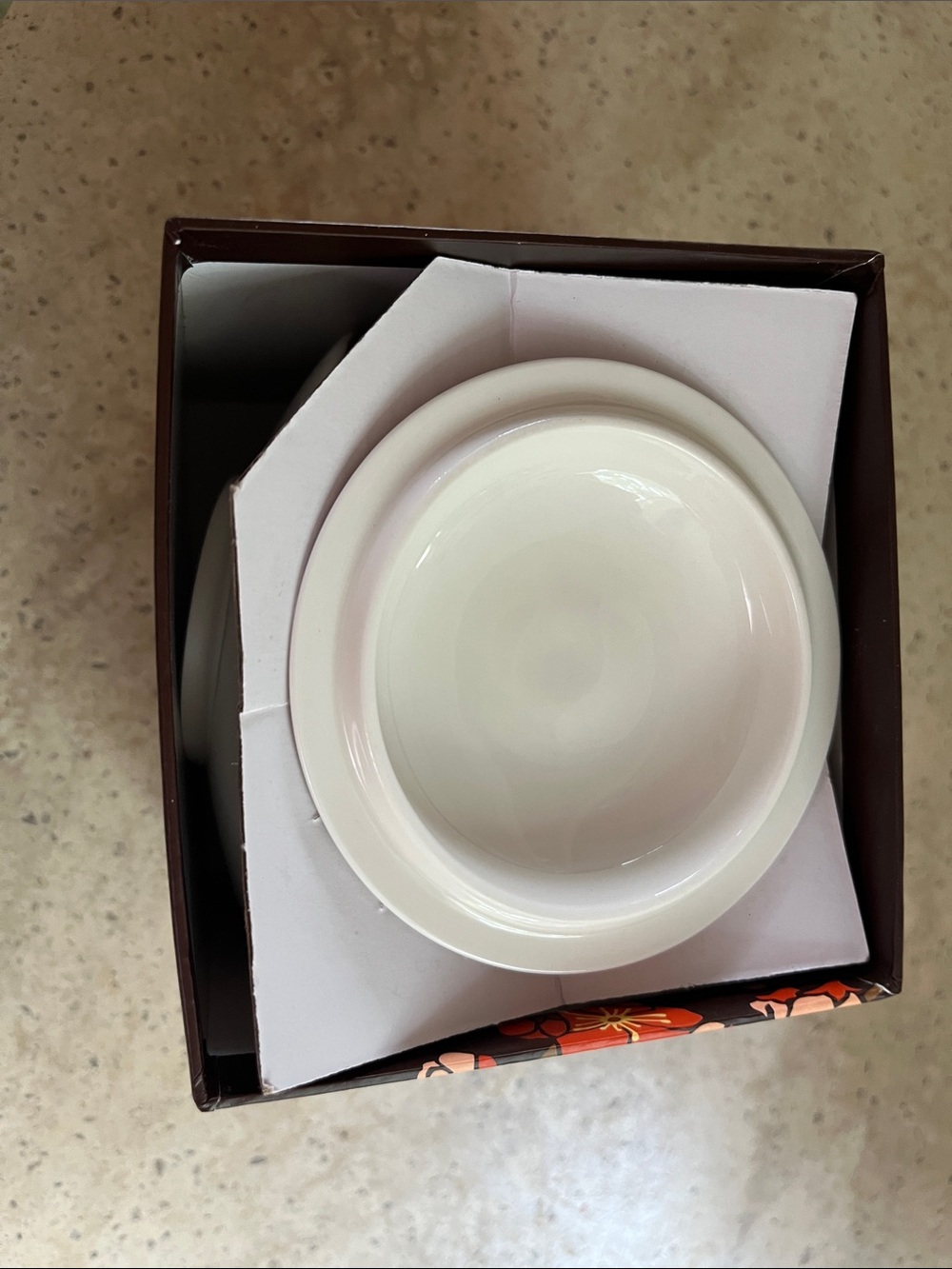Teavana Okura Ume Blossom Infuser Mug — Red, White, Brown - Picture 5 of 5